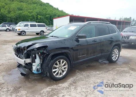 2017 Jeep Cherokee Limited 4X4 z USA, uszkodzony, nr VIN 1C4PJMDS9HW609773
